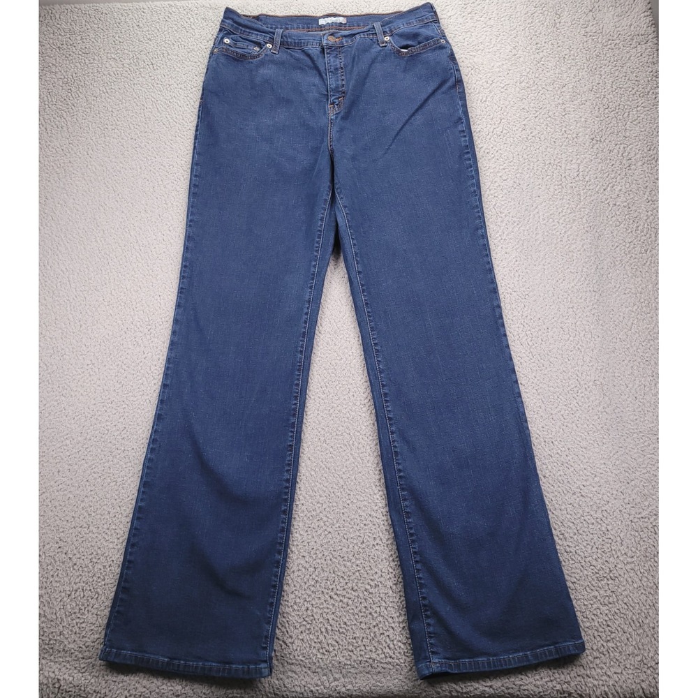 LEVIS 512 Jeans Size 16L Perfectly Slimming Bootcut High Rise Denim 32x33